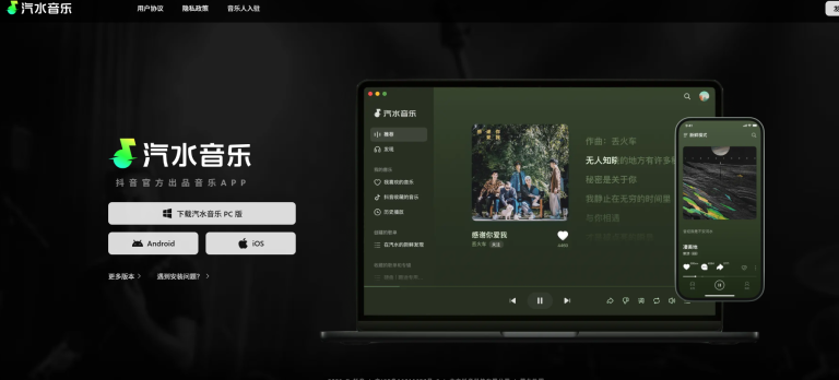 汽水音乐离线与同步设置